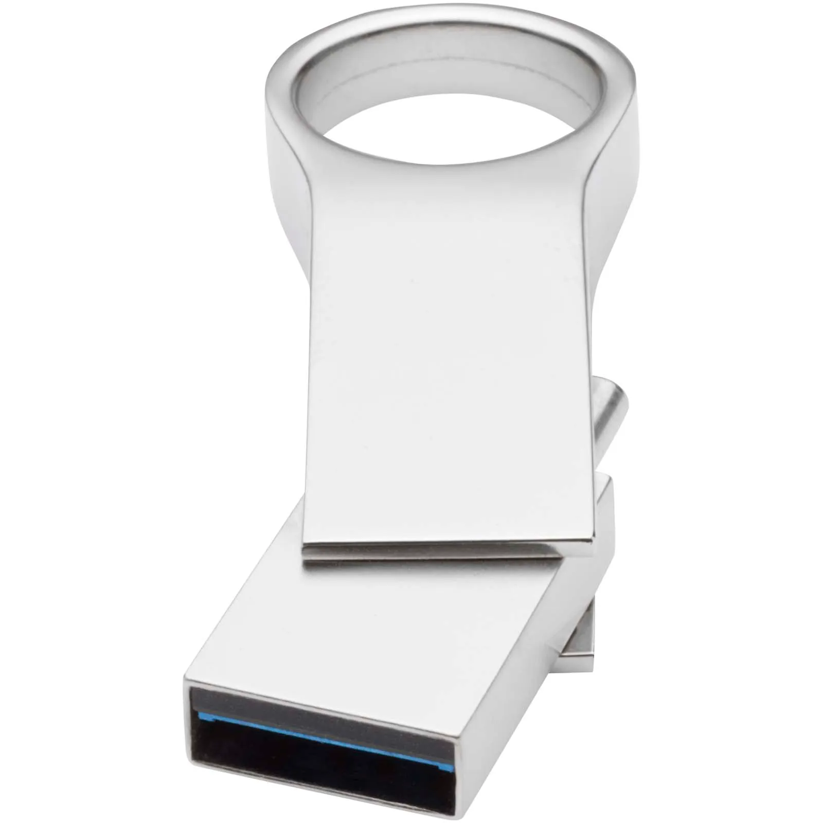 Type C USB 3.0 rond groot Zilver