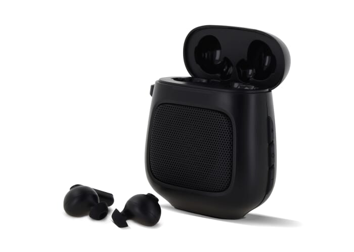 TruWireless Oordopjes met Speaker 3W   Zwart