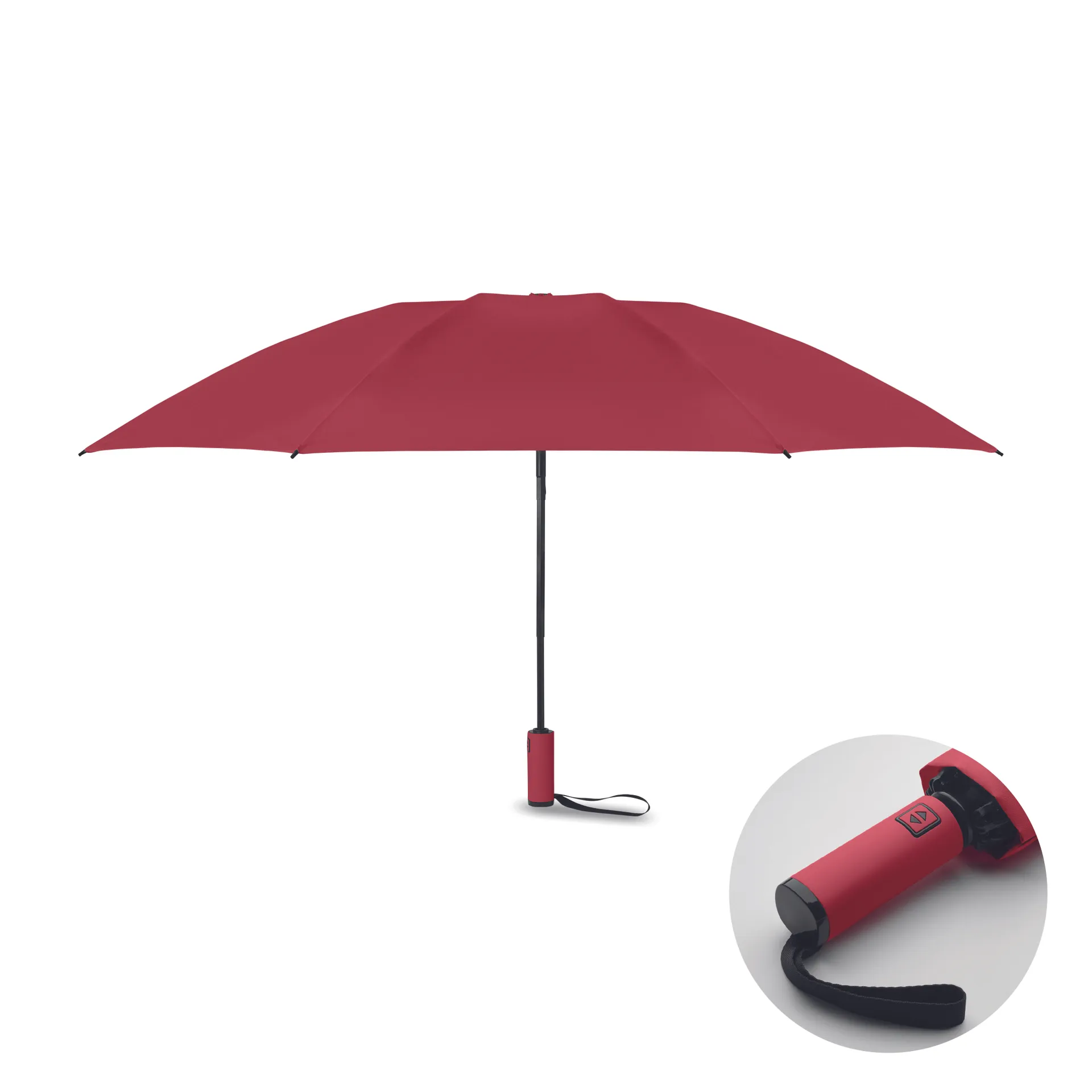 23" windbestendige paraplu Bordeaux