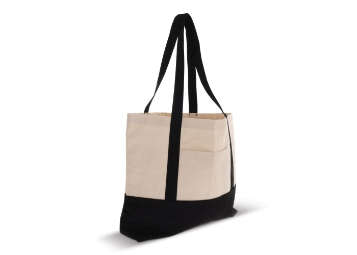 Strandtas katoenen canvas OEKO-TEX® 280g/m² 42 x 10 x30 cm