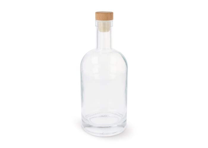 Waterfles 750ml Transparant