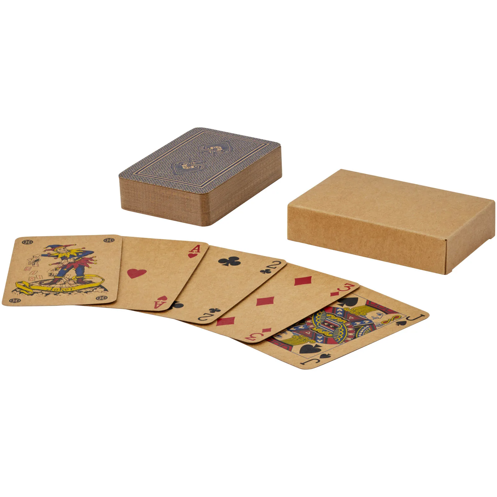 Ace speelkaartset van kraftpapier Natuur