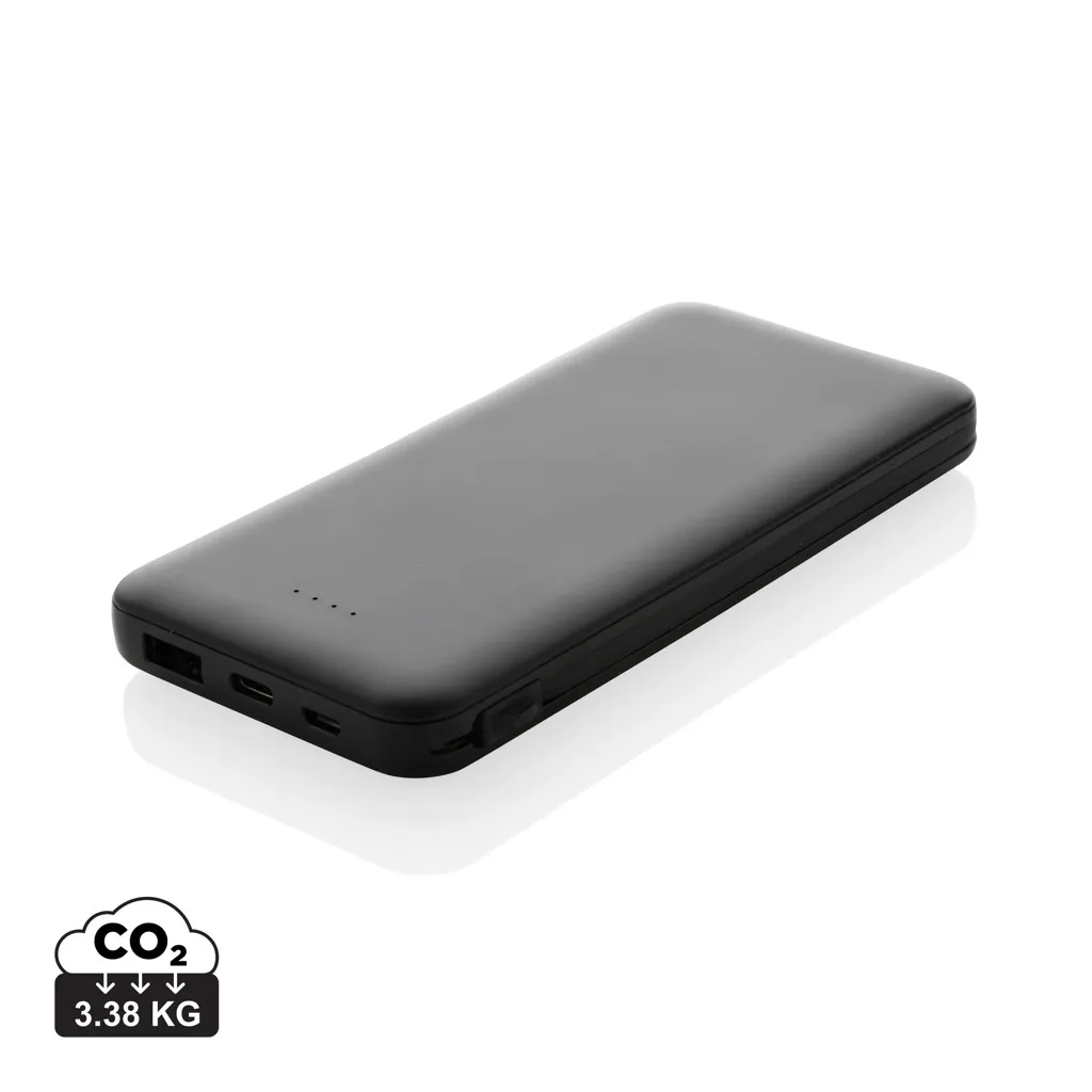 Lockhart RCS gerecycled plastic 10.000 powerbank zwart