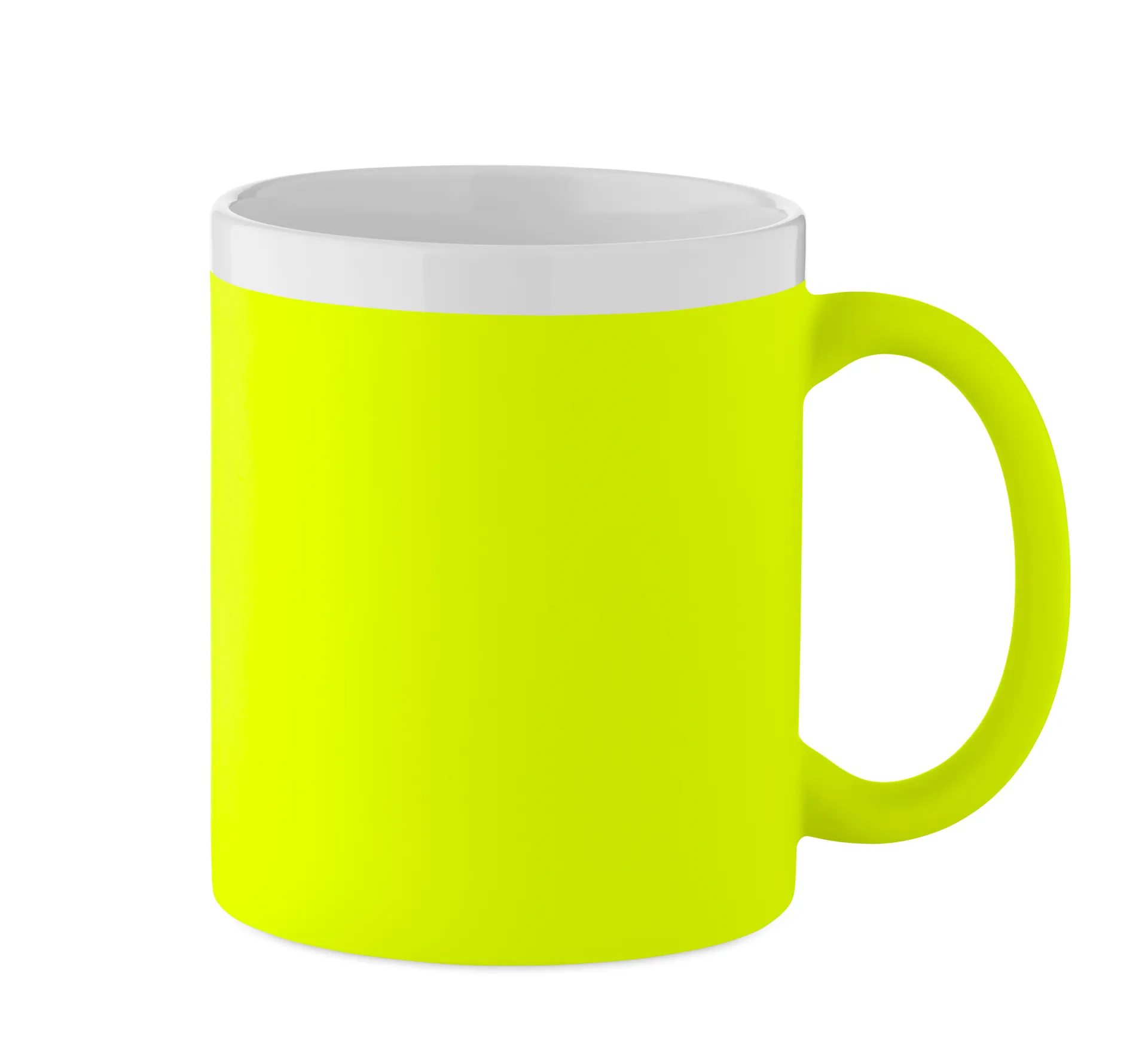 Keramische mok 300ml Neon Geel