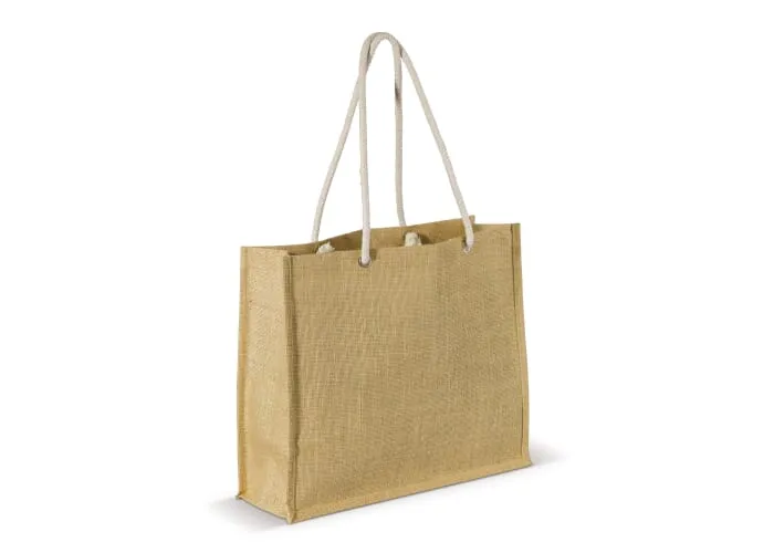 Schoudertas Jute Natuur