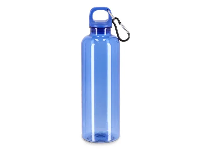 Noa waterfles R-PET 750 ml Transparant Transparant / Blauw