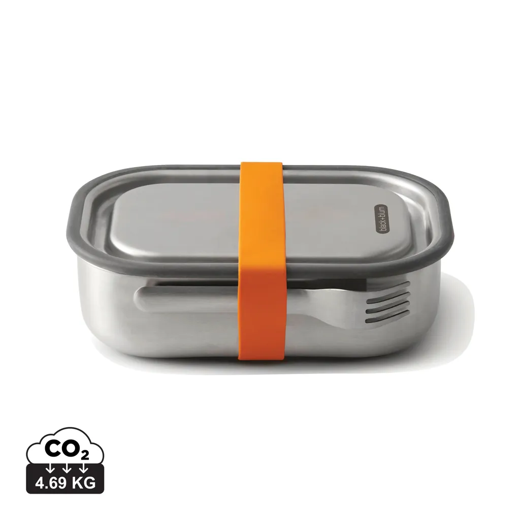 Black+Blum RVS Lunchbox Groot oranje