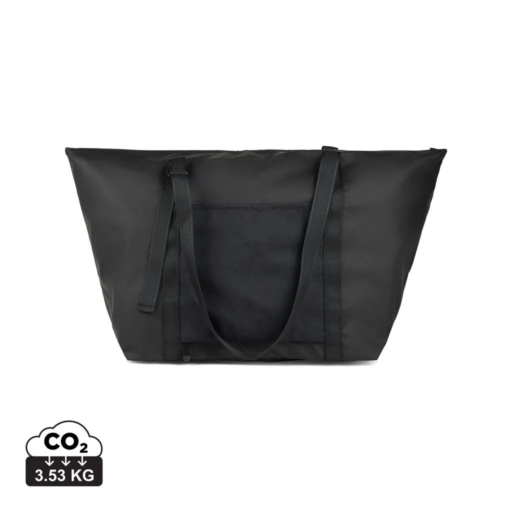 VINGA Livorno GRS recycled polyester weekendtas zwart