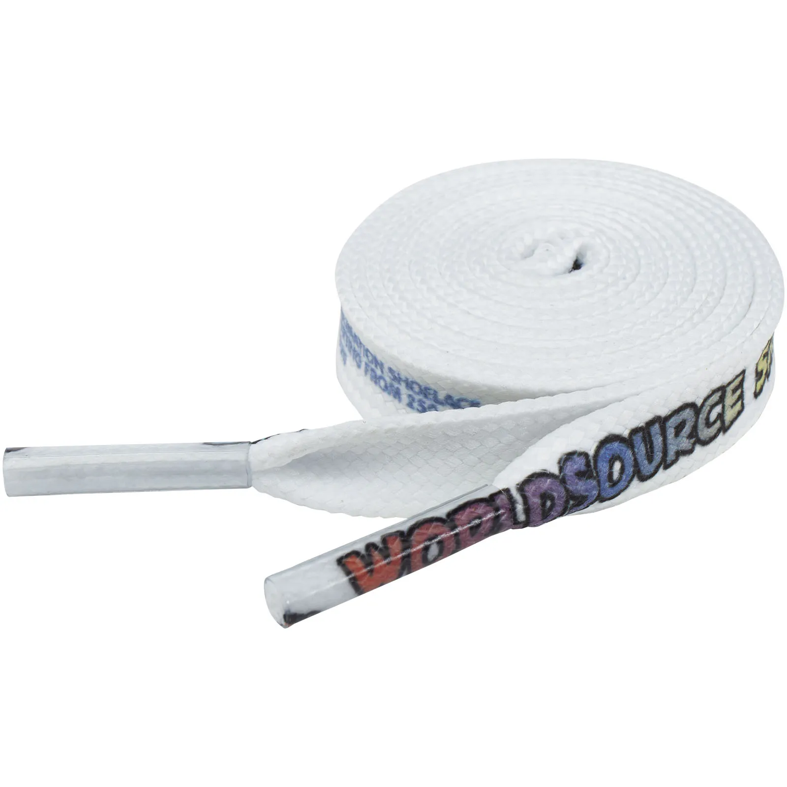 Schoenveters voor sublimatie Wit