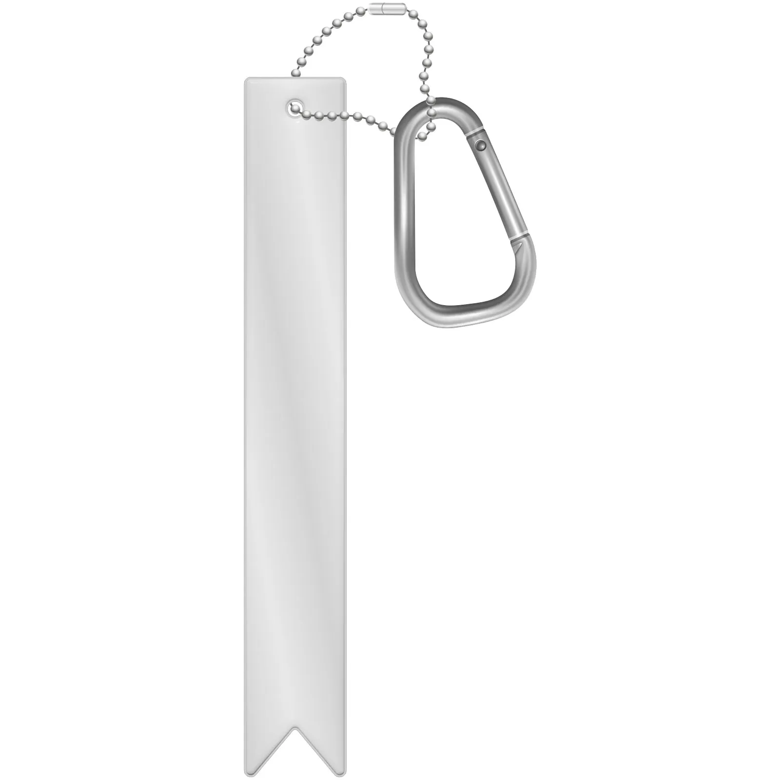 RFX™ H9 Reflecterende hanger met karabijnhaak Wit