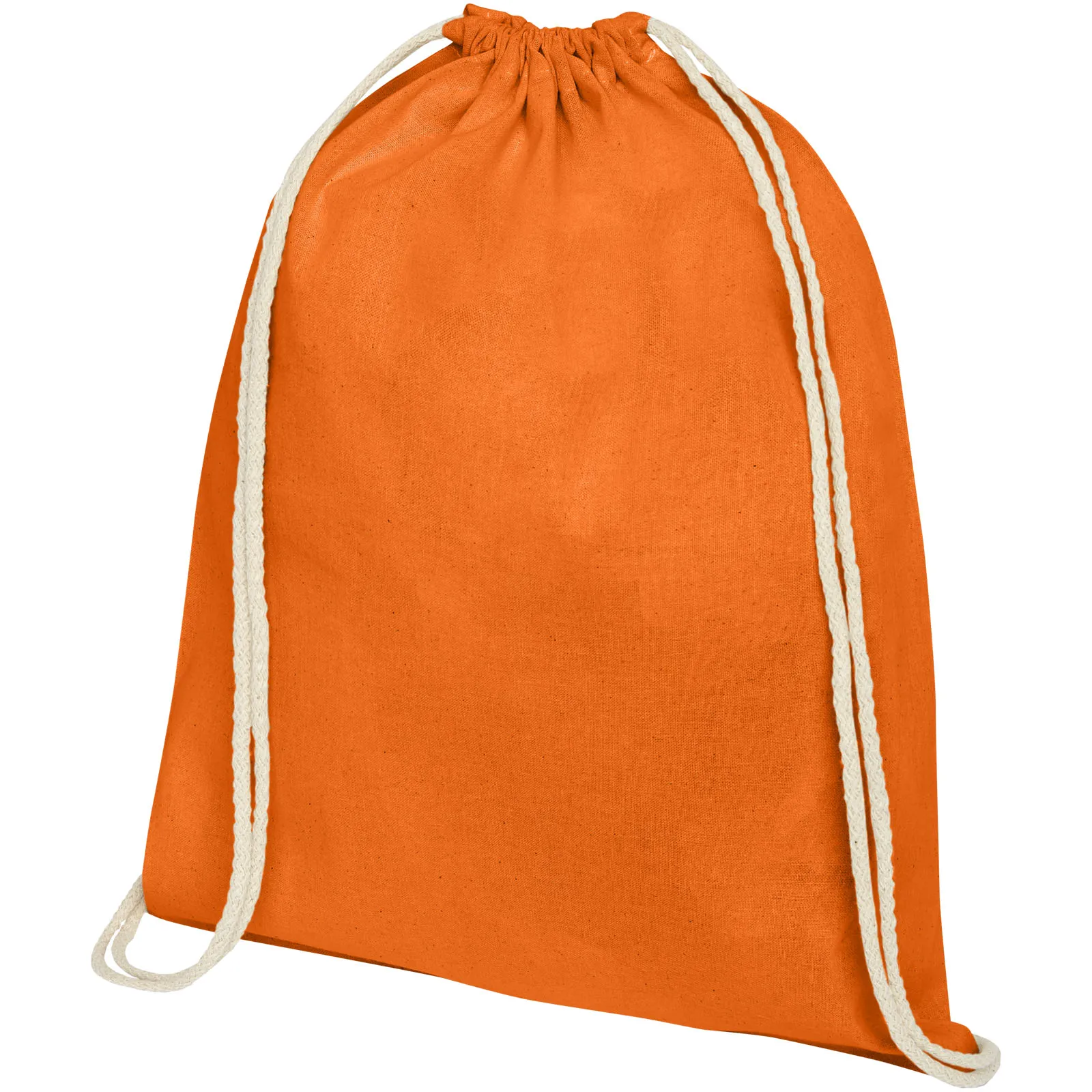 Oregon 140 g/m² katoenen rugzak met trekkoordsluiting 5L Oranje
