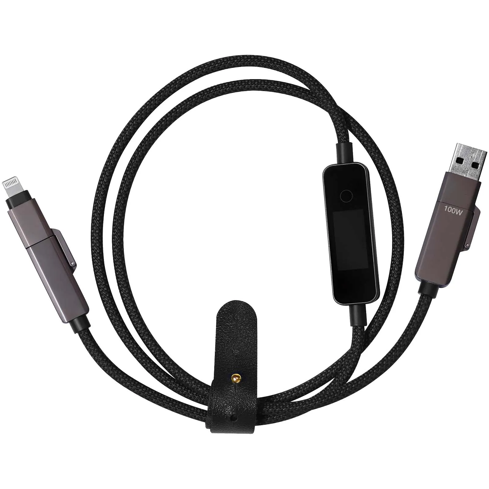 SCX.design C41 oplaadkabel van 100 W Zwart