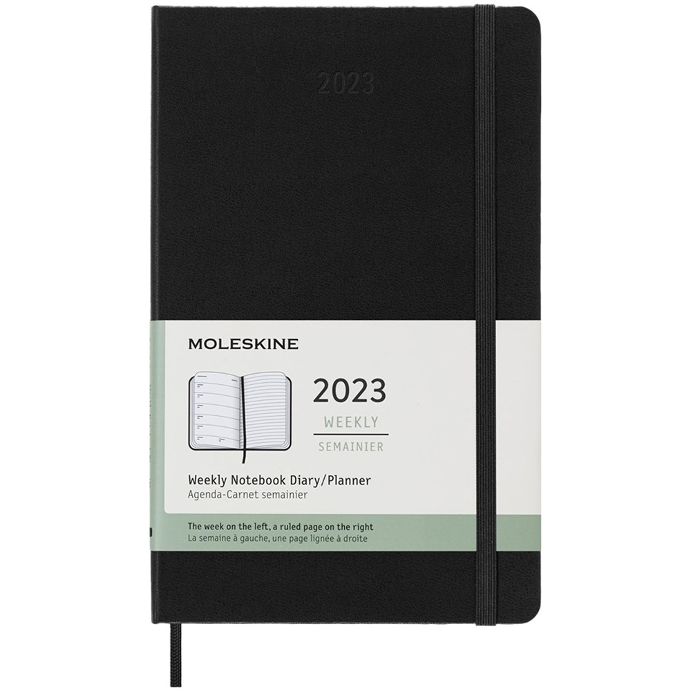 Moleskine 12M week agenda L met harde kaft