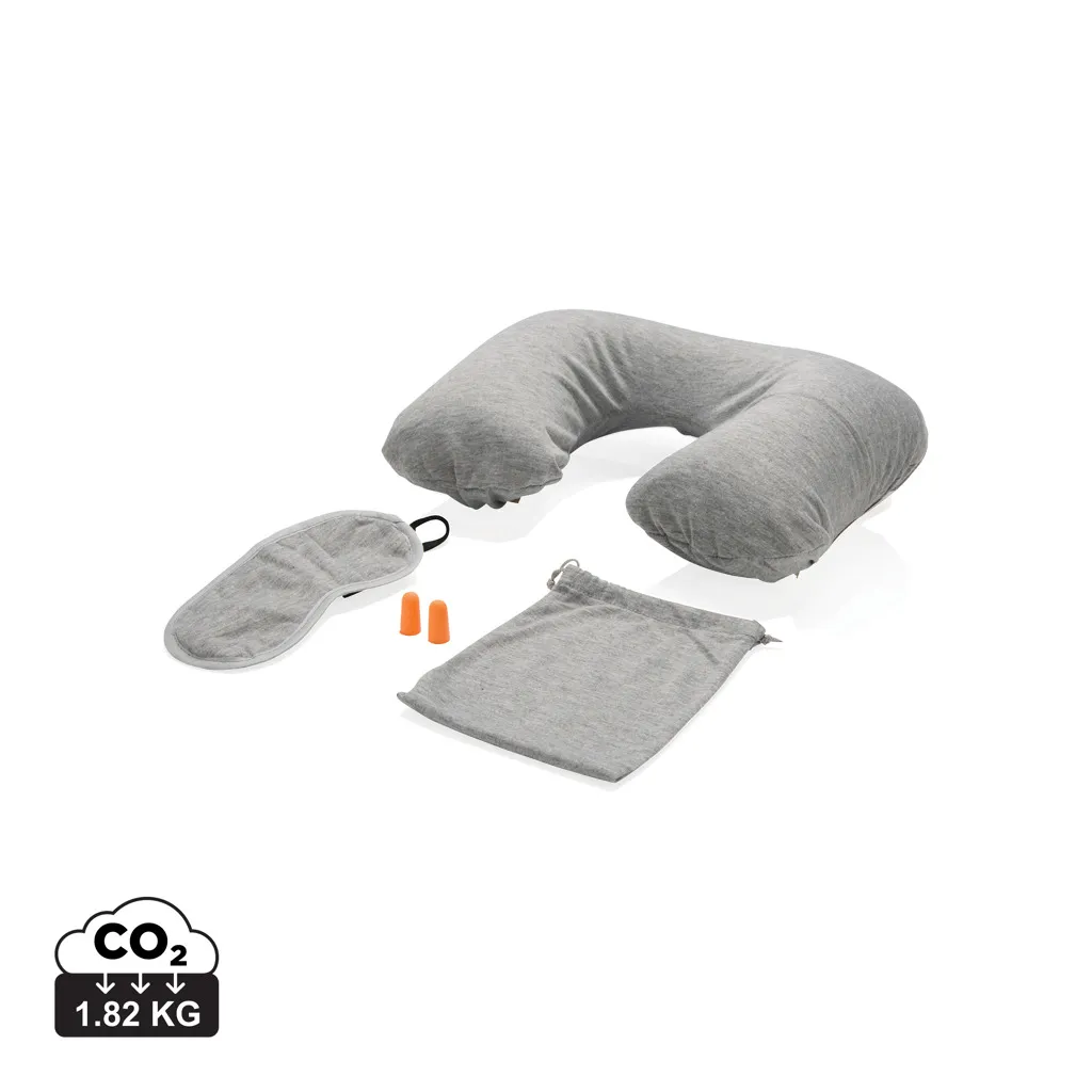 Comfort travel set grijs