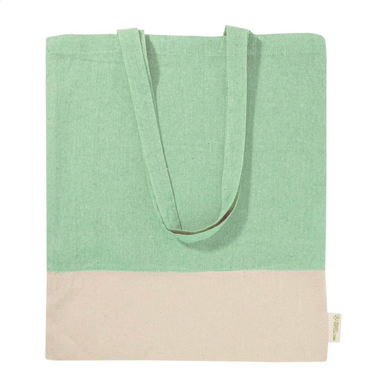 Konti katoenen shopper groen