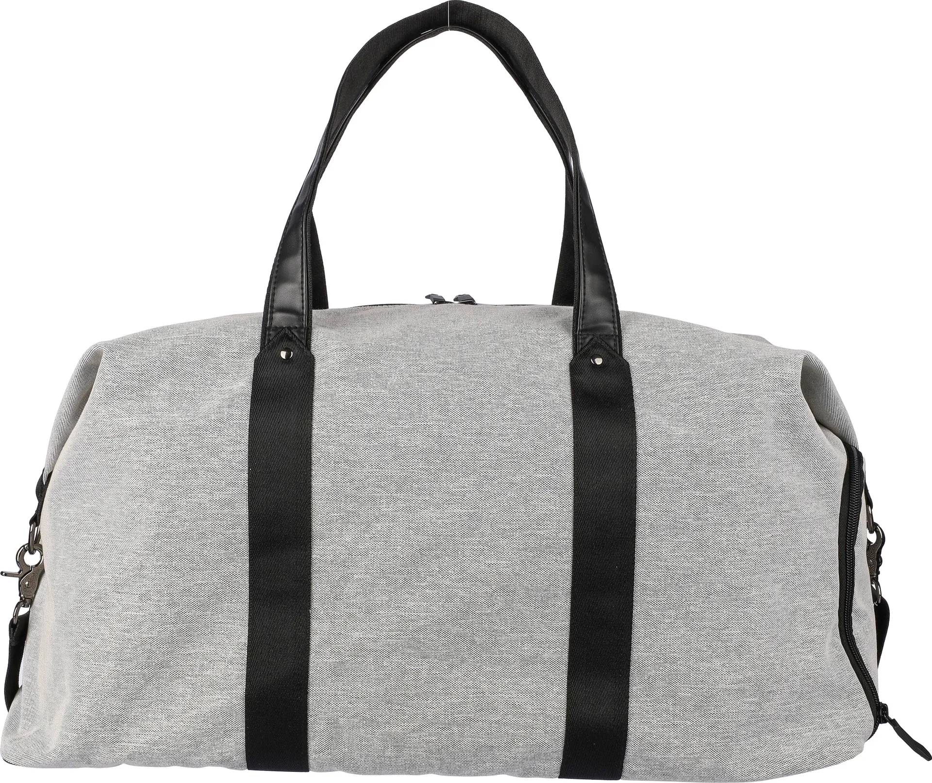 600D rPET polyester sporttas Desmond lichtgrijs