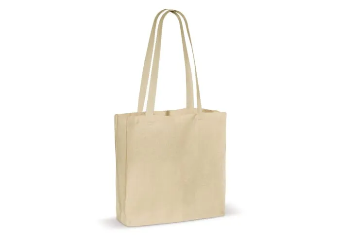 Schoudertas katoen OEKO-TEX® 140g/m² 40x10x35cm