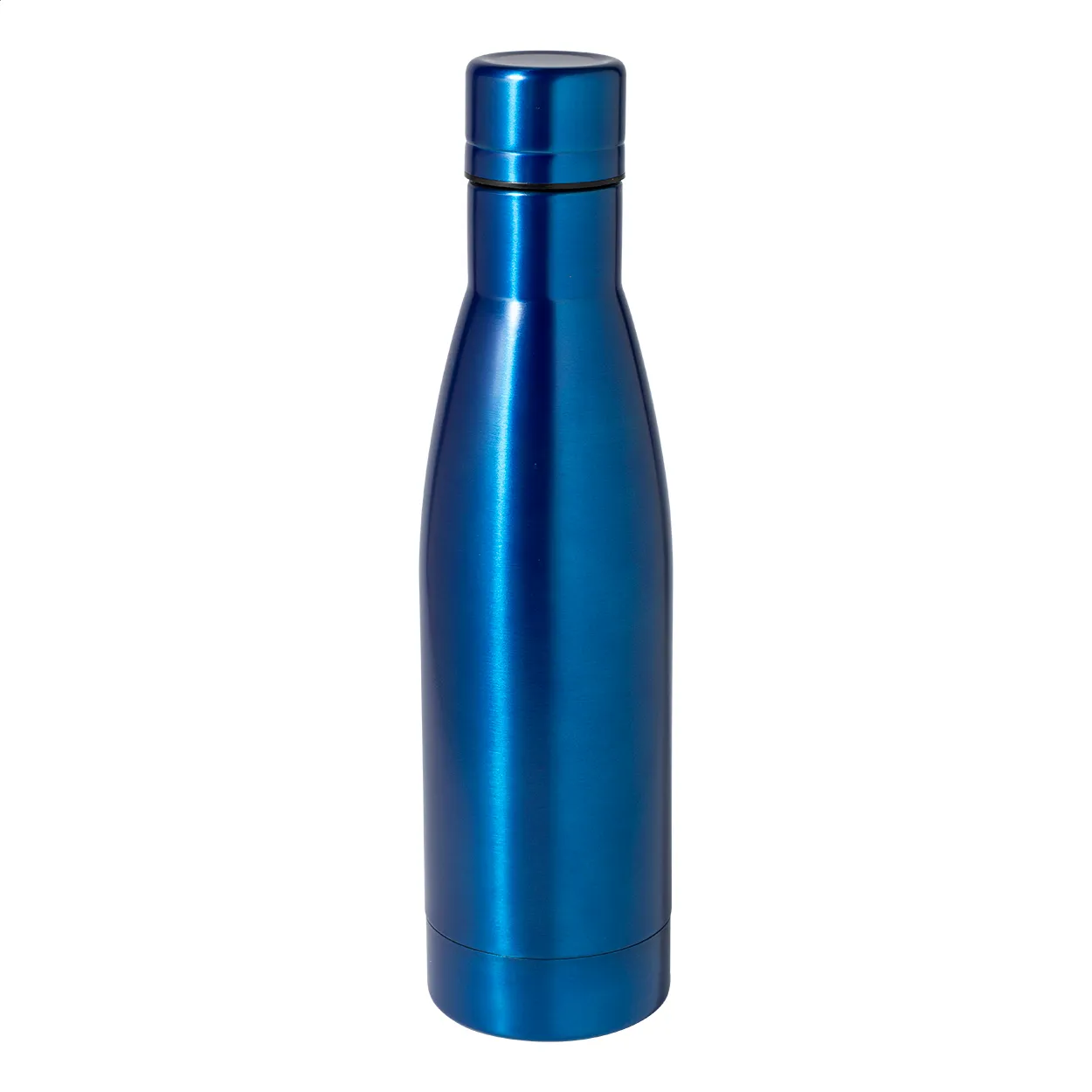 Koppar koper geïsoleerde fles blauw