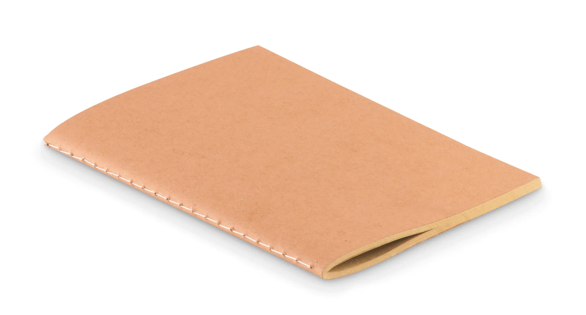 A6 schrift met karton omslag Beige