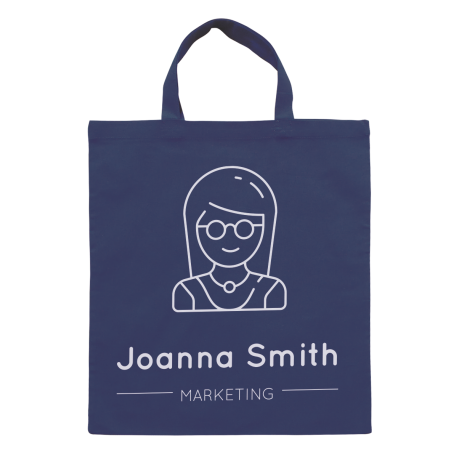 Katoenen draagtas gekleurd