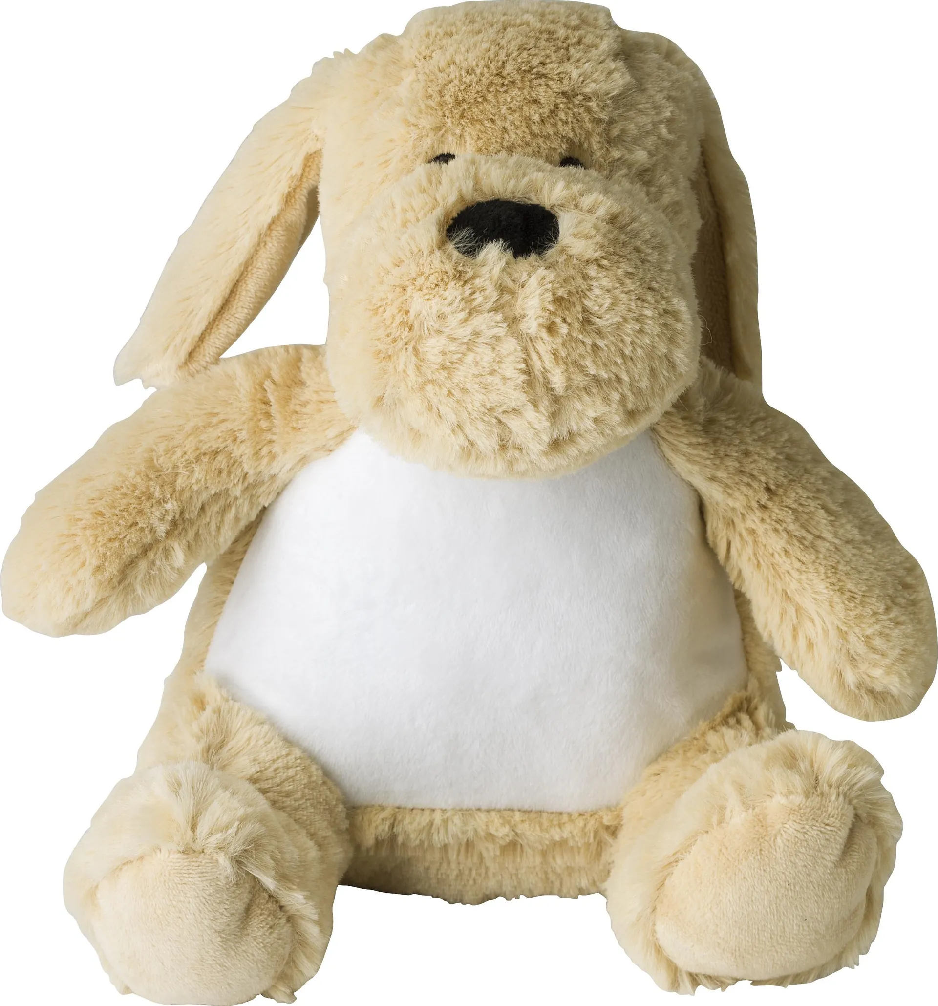 Pluche knuffelhond Hailey beige