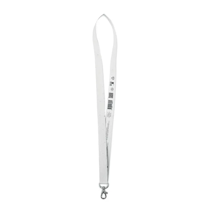 Zaadpapier lanyard met haak