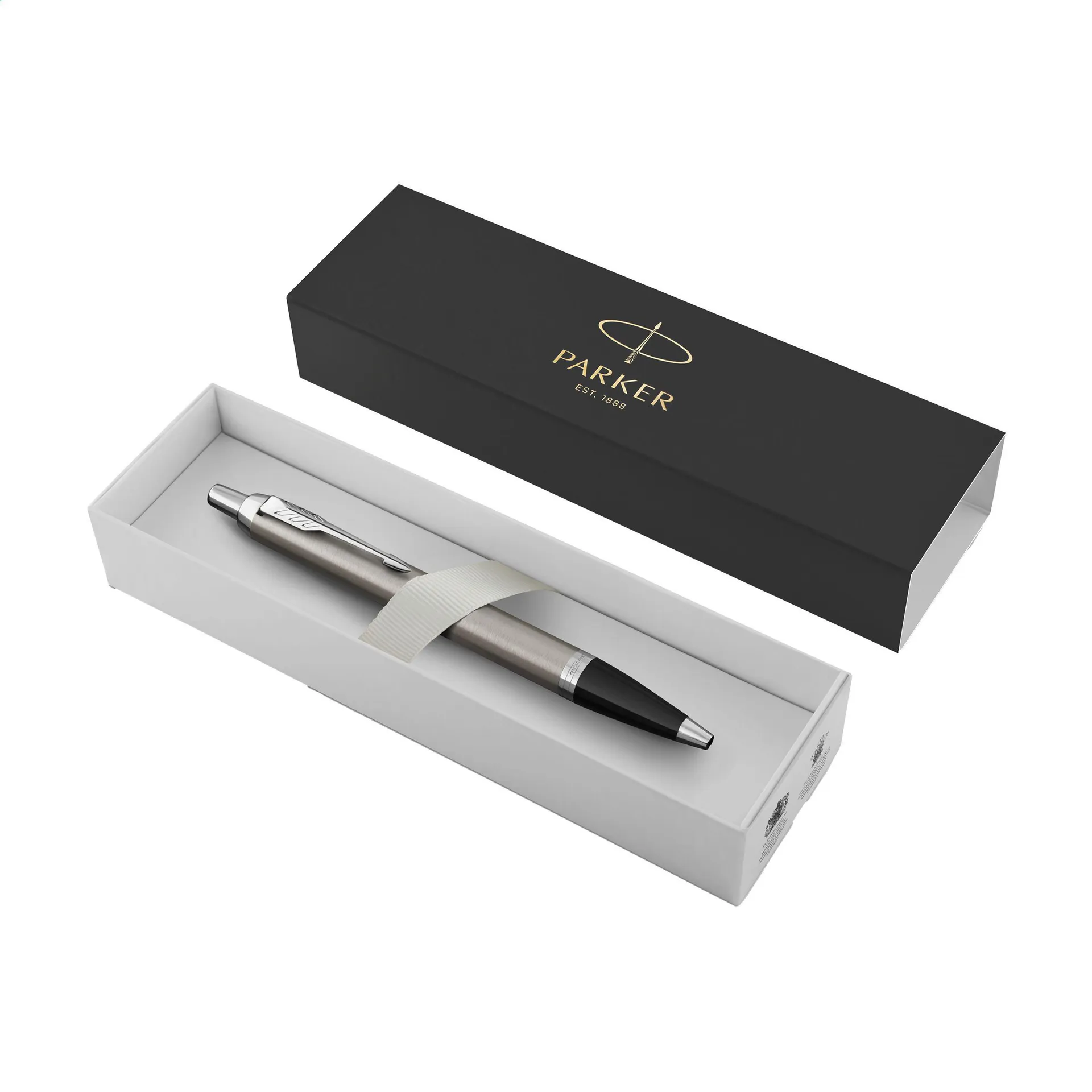 Parker IM Balpen Mat - blauwe inkt zilver