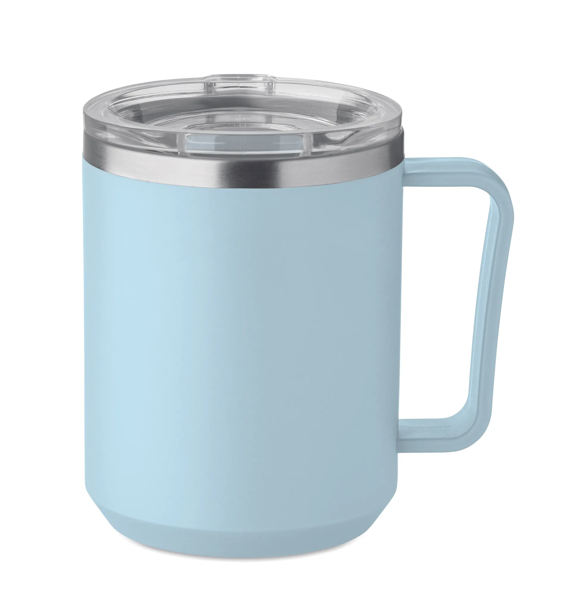 Dubbelwandige mok 400ml Babyblauw