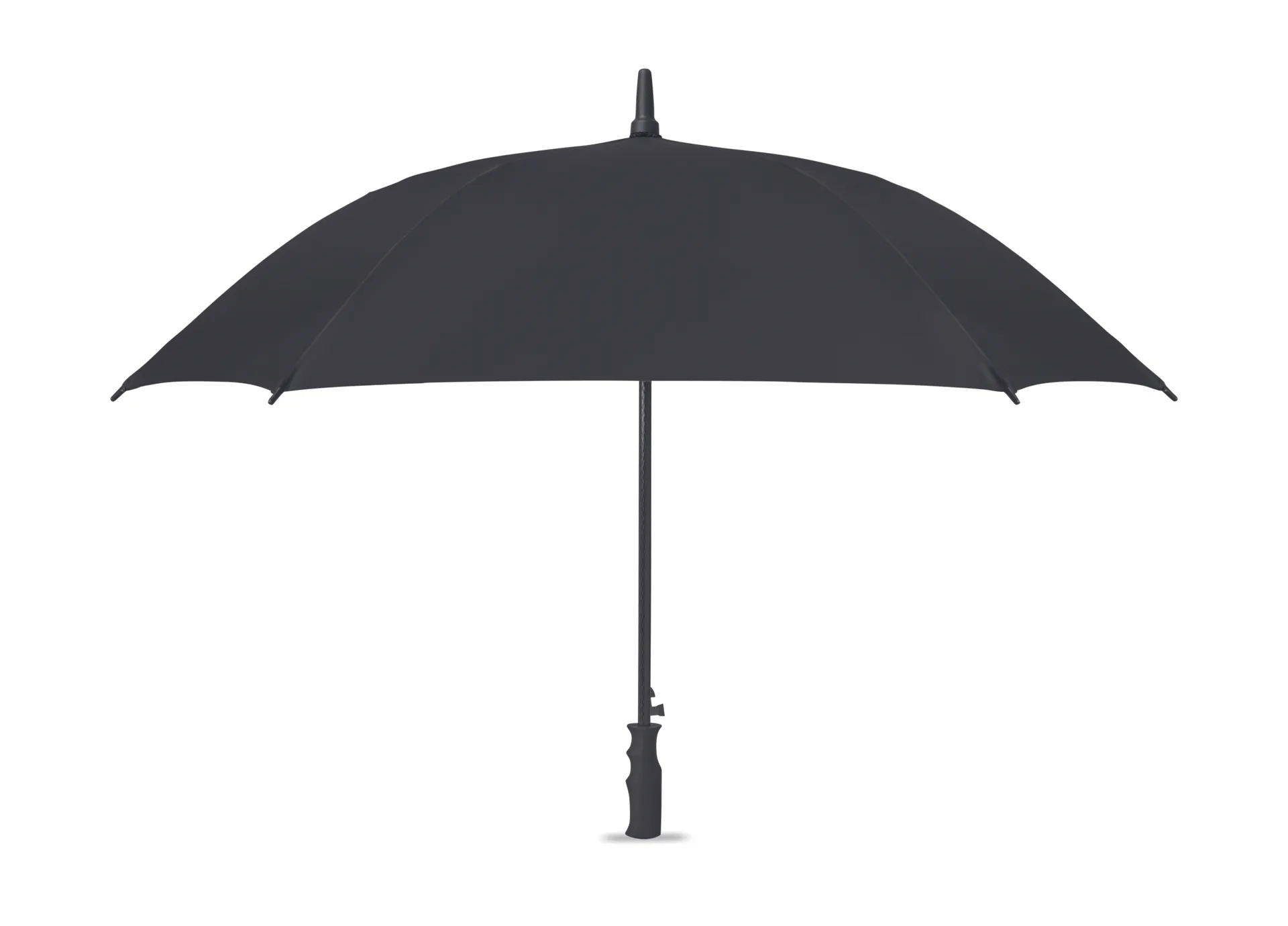23" windbestendige paraplu Zwart