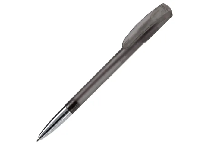 Balpen Deniro metalen tip frosty Ecru / Zwart