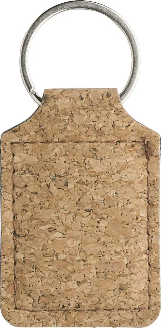Kurken sleutelhanger Madelyn bruin