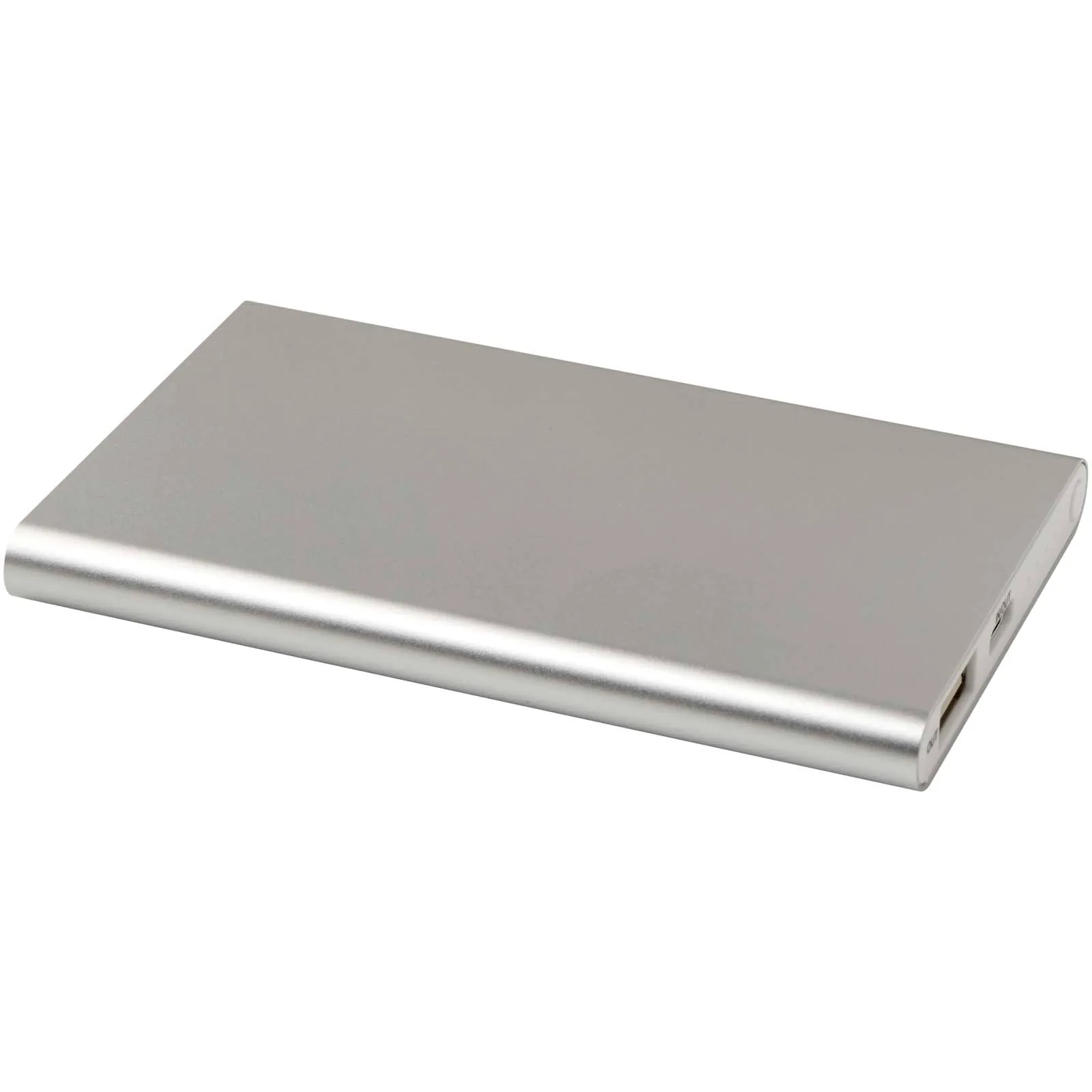 Pep type-C powerbank van 4000 mAh van gerecycled aluminium  Zilver