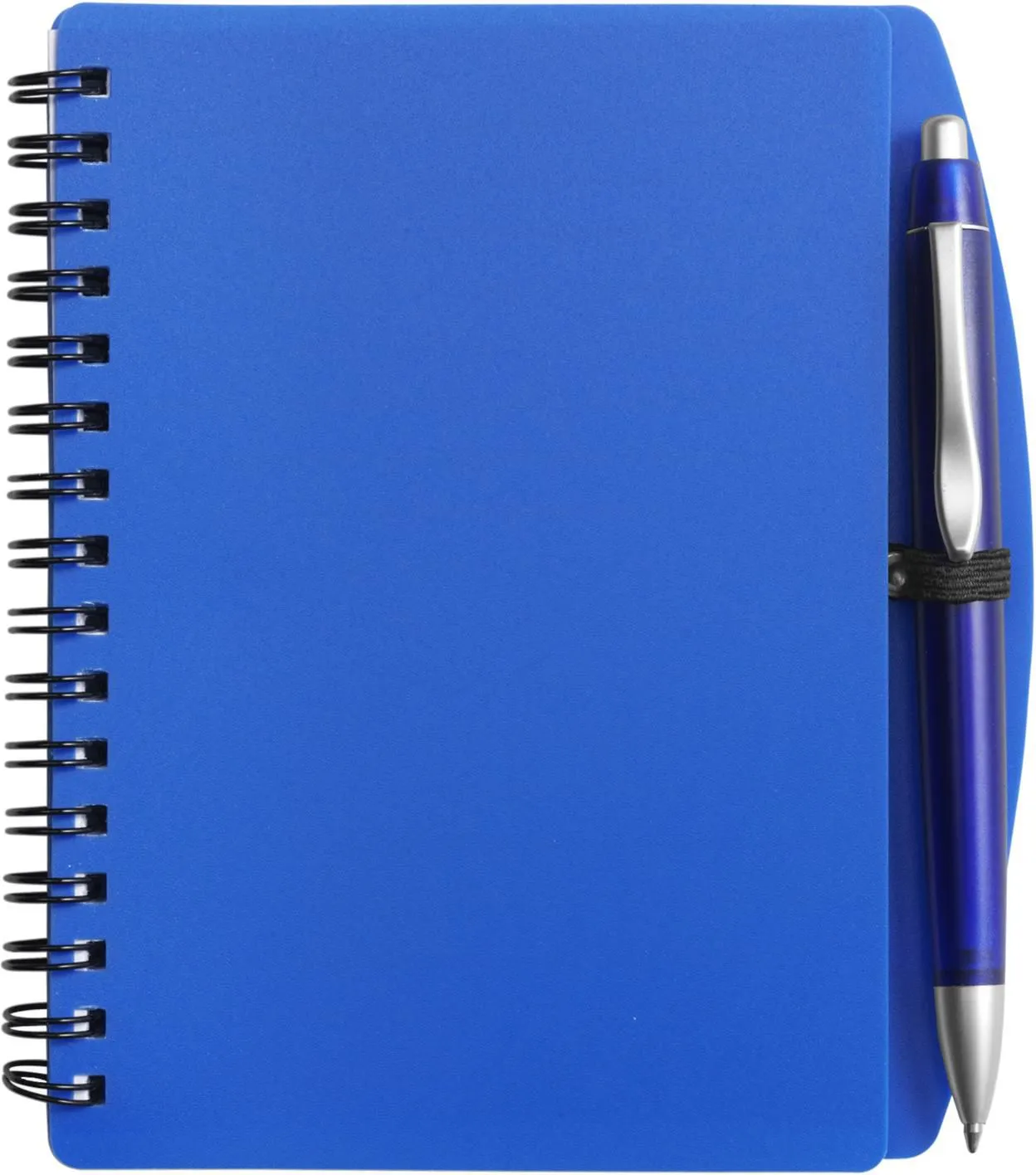 PU notitieboek met balpen Kimora blauw