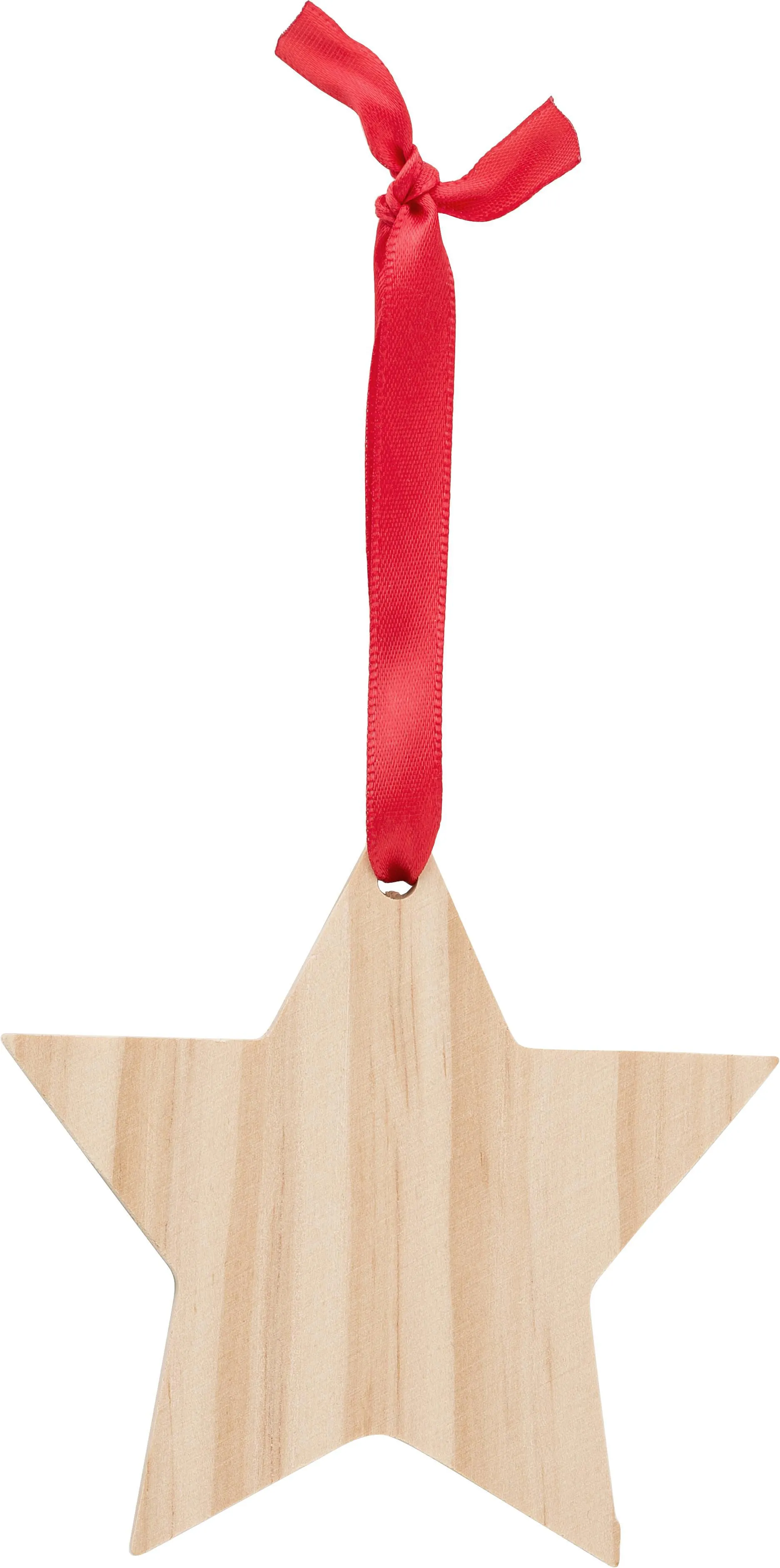 Houten kerstornament Ster Caspian bruin
