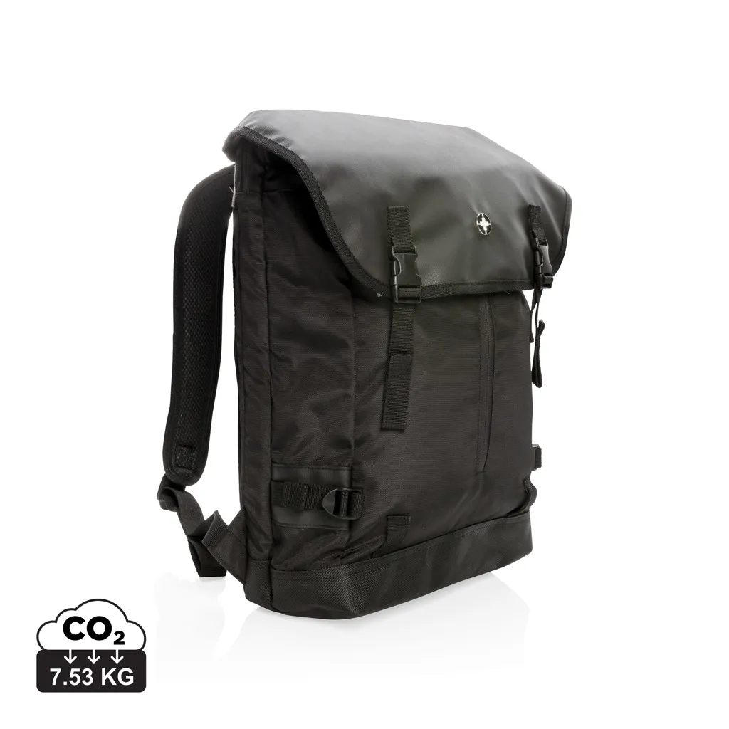 17” outdoor laptop rugtas zwart