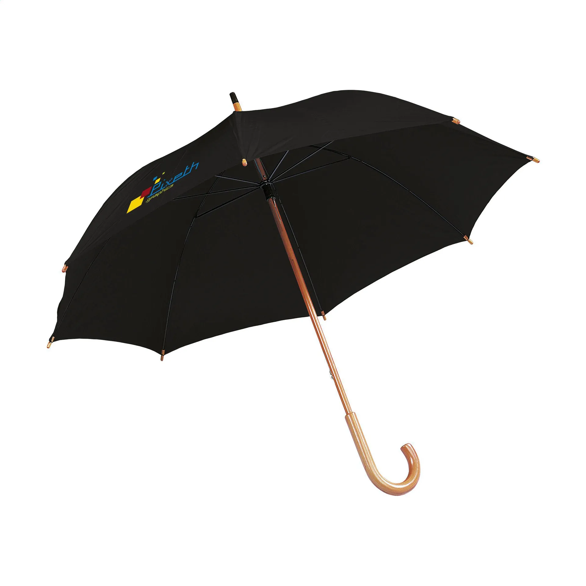 BusinessClass paraplu 23 inch zwart