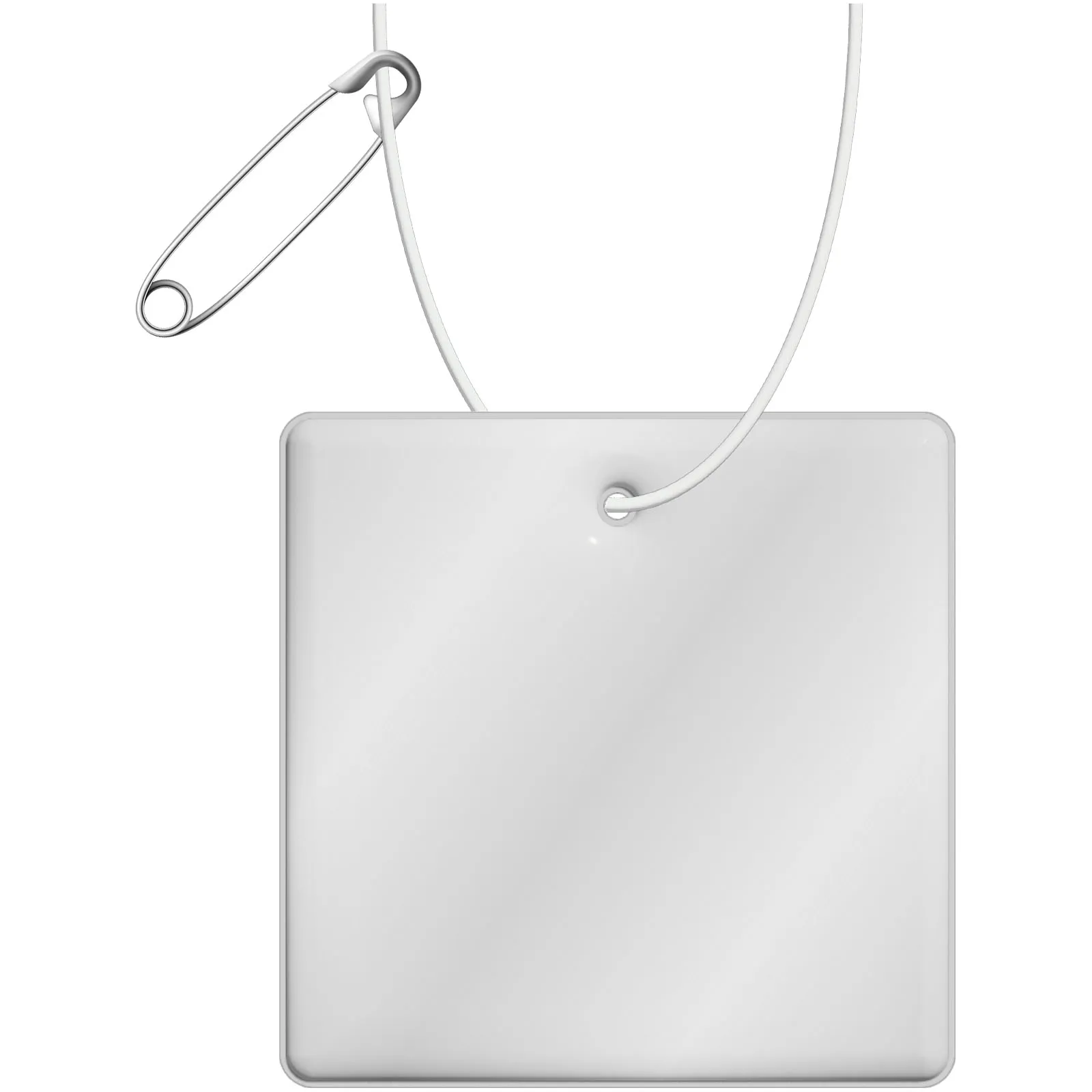 RFX™ Reflecterende hanger vierkant Wit