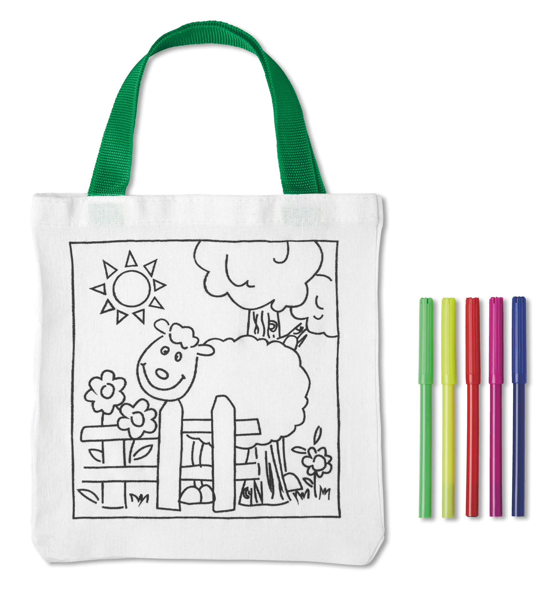 Kinderschoudertasje Wit