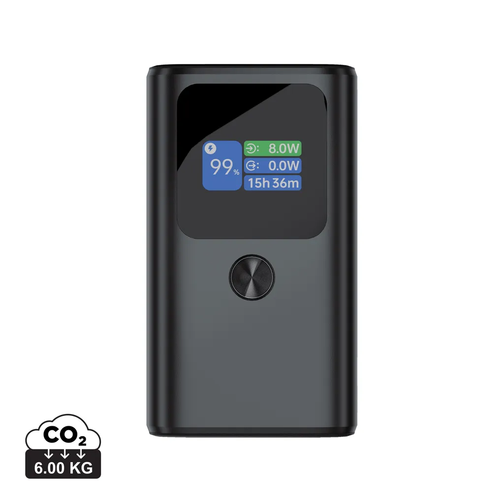 Urban Vitamin Campbell 55W 10.000 mAh zakformaat powerbank grijs