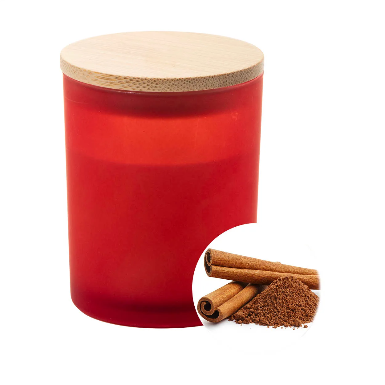 Daizu kaars, kaneel rood