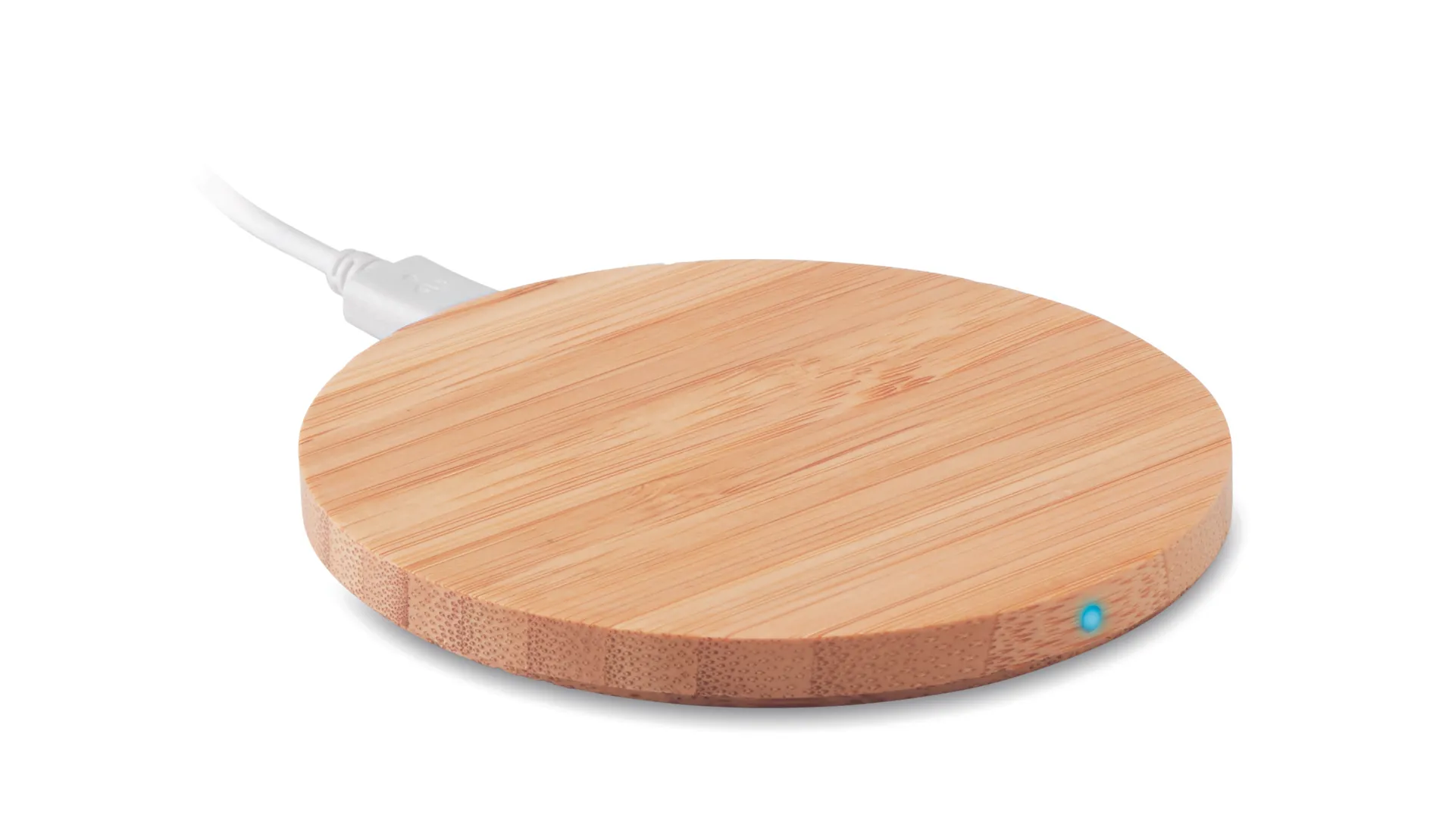 Draadloze oplader bamboe Hout