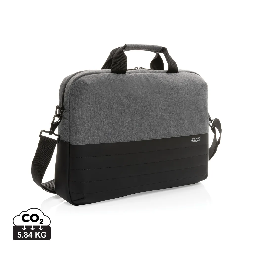 Swiss Peak AWARE™ RFID 15.6" laptoptas grijs