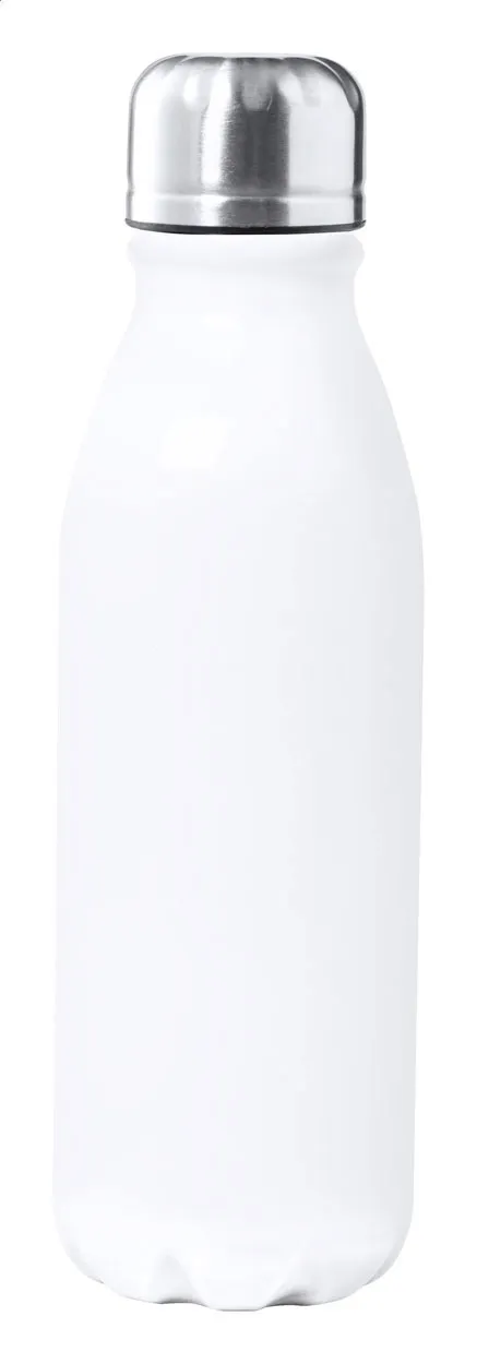 Wellon aluminium fles wit