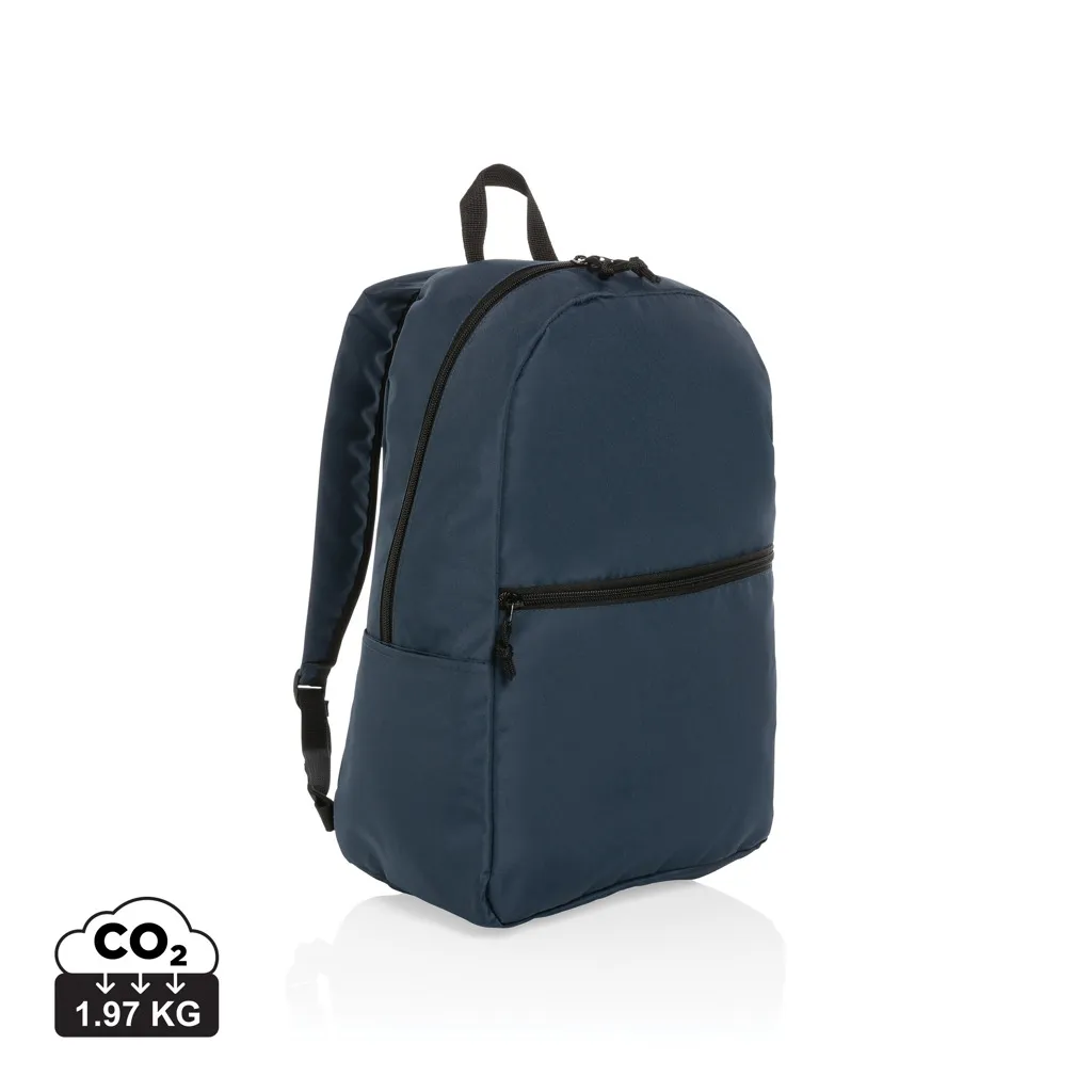 Impact AWARE™ RPET lichtgewicht rugzak donkerblauw