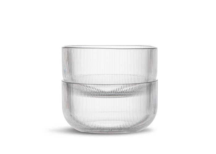 Billi kom set van 2 Transparant