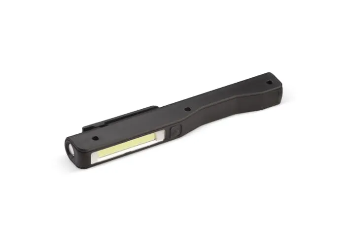 Zaklamp COB Zwart