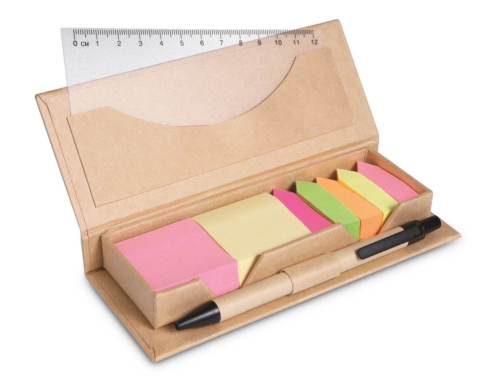 Memoset van karton Beige