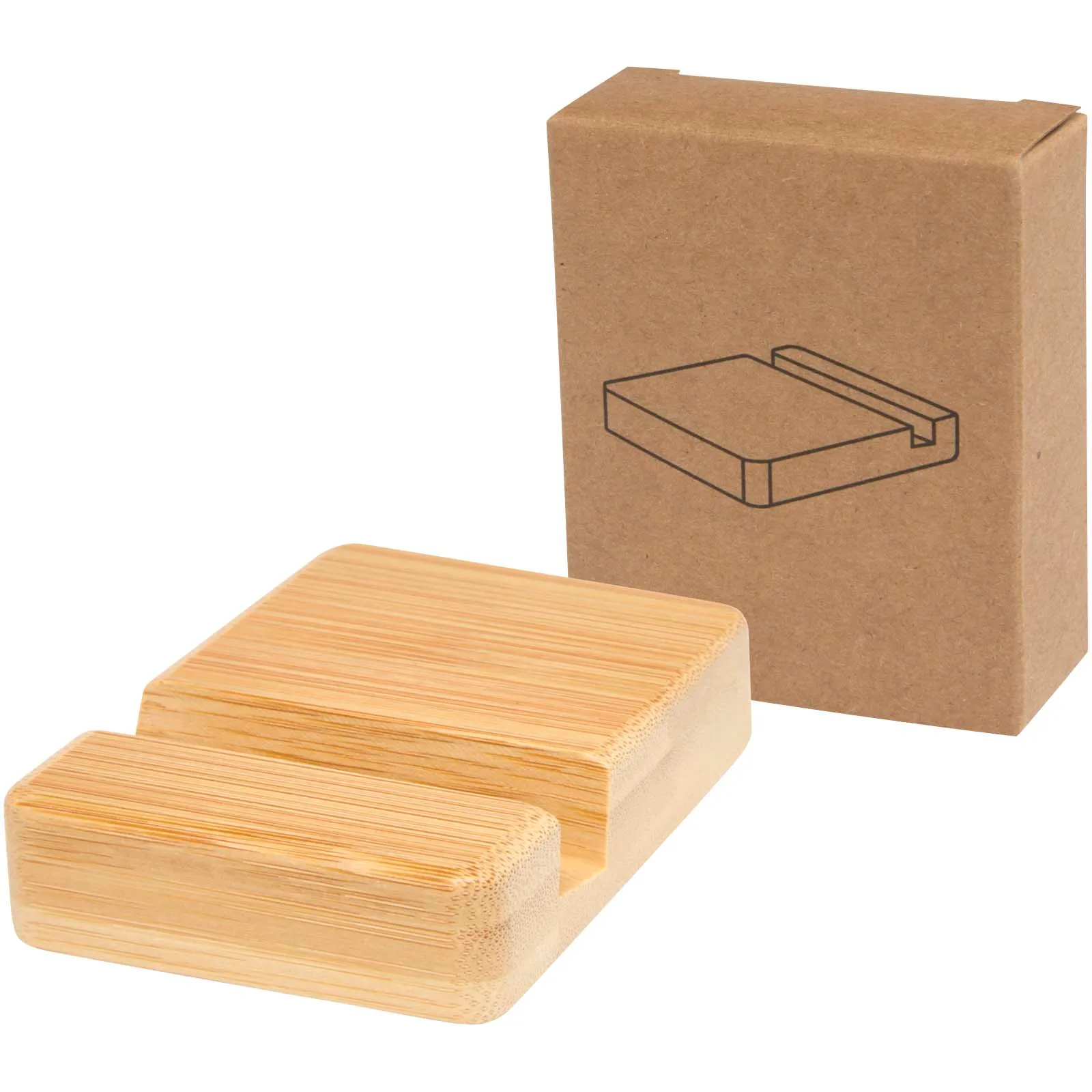 Ebla telefoonhouder van bamboe Hout