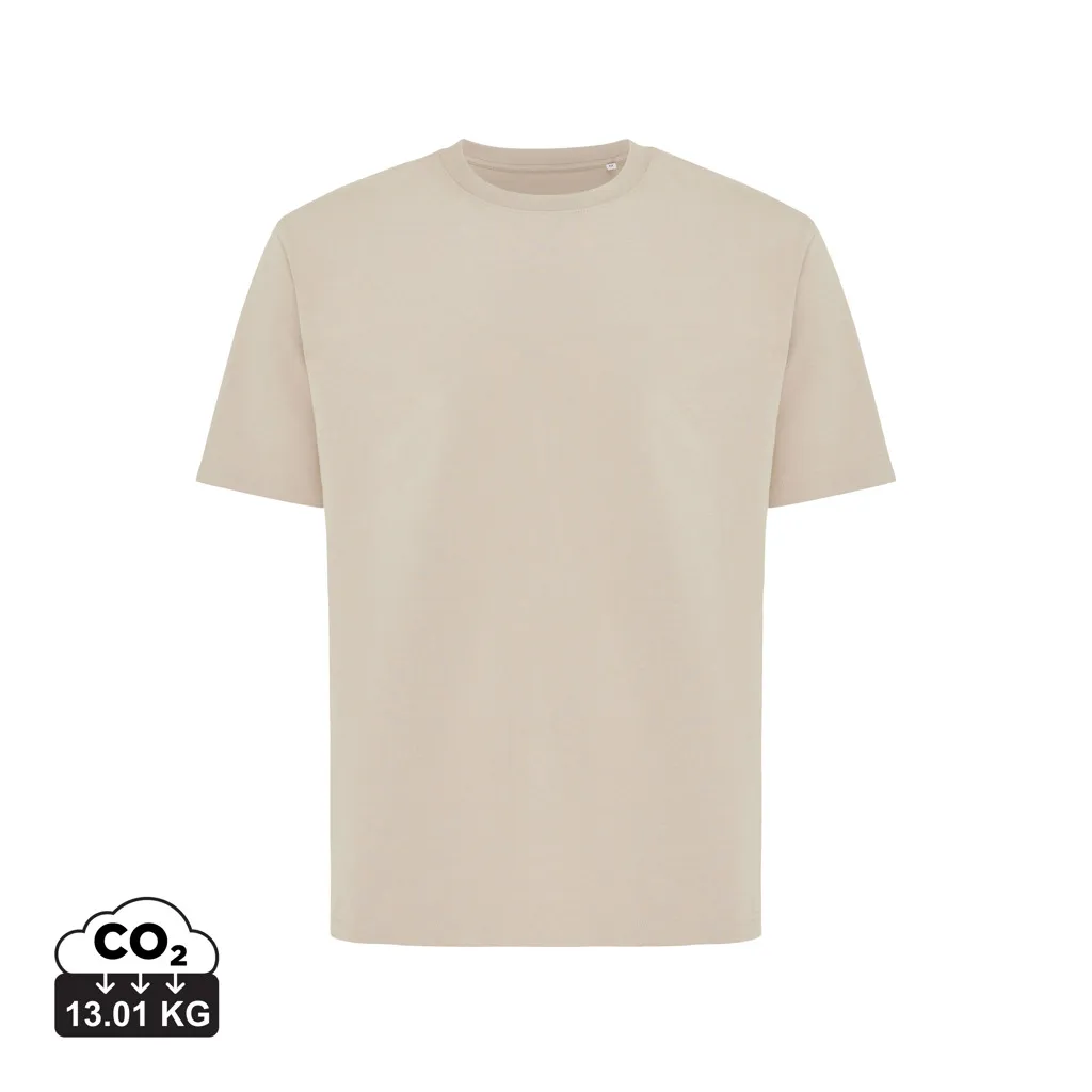 IQONIQ Nikko heavyweight gerecycled katoen t-shirt desert
