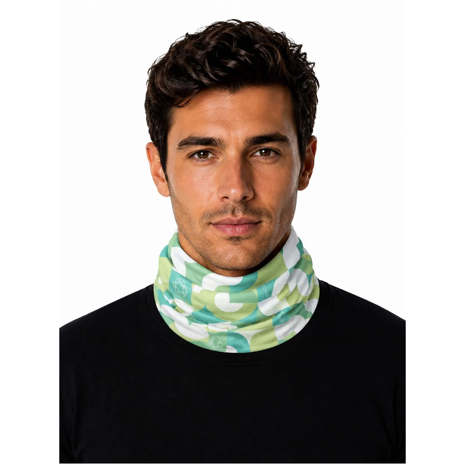 Alice 145 g/m² sublimatie multi-scarf van RPET Wit